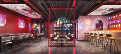 工业风酒吧3D模型下载